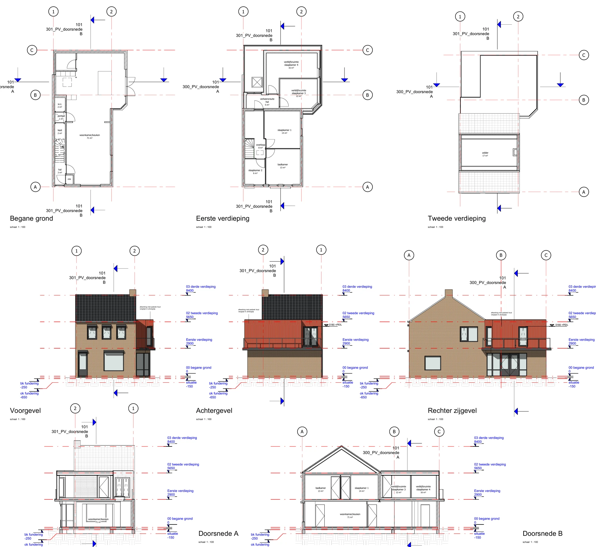 Een woning verder uitgebouwd in Langeweg