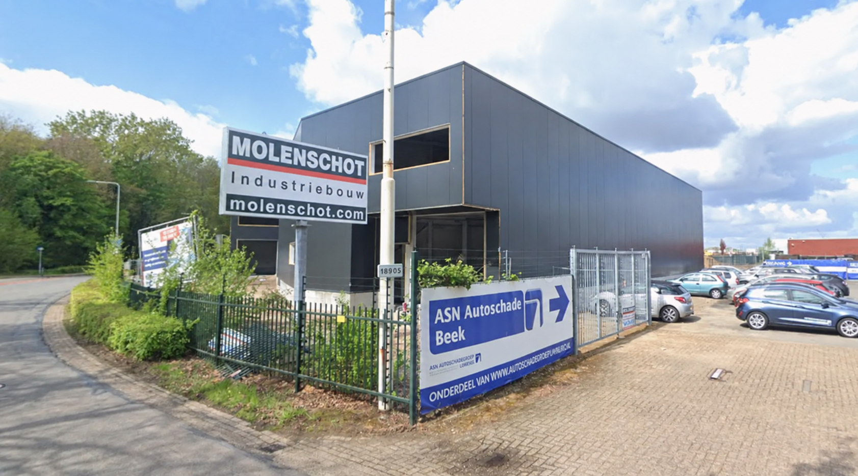 Hoek en toegang tijdens de uitvoering